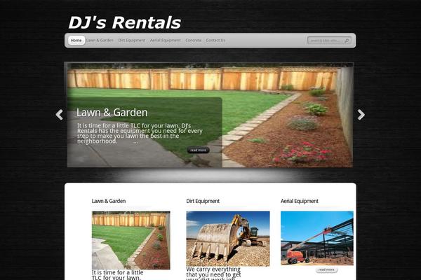 TheProfessional theme site design template sample