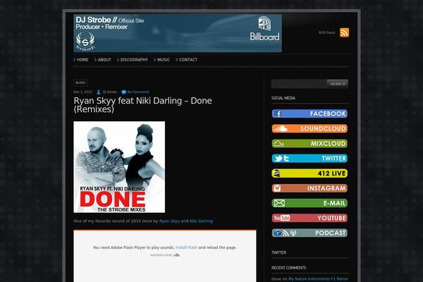 Simploblack theme site design template sample