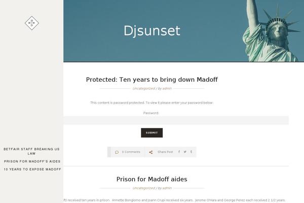 Hudsonwp theme site design template sample