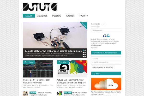 Gonzo theme site design template sample