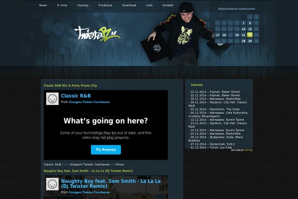 djtwister.eu site used Twister