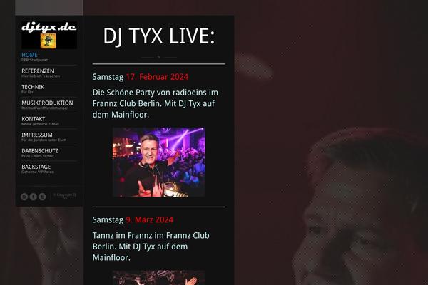 Flashlight theme site design template sample
