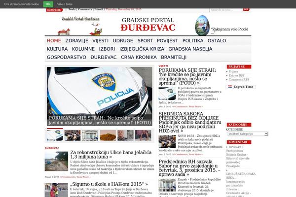 Advance Newspaper theme site design template sample