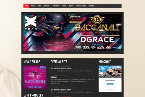 Site using Acumbamail plugin