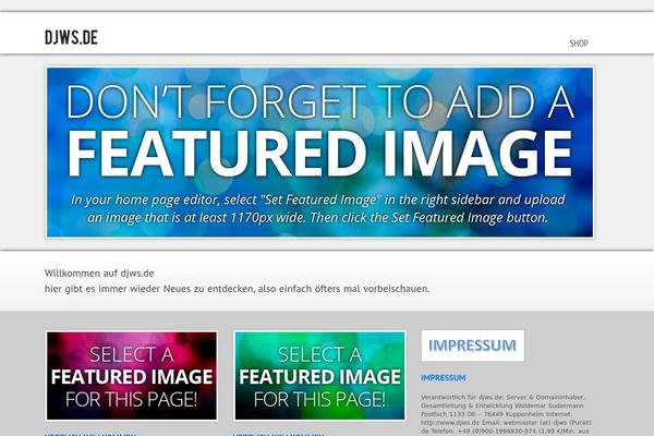 WP Opulus theme site design template sample