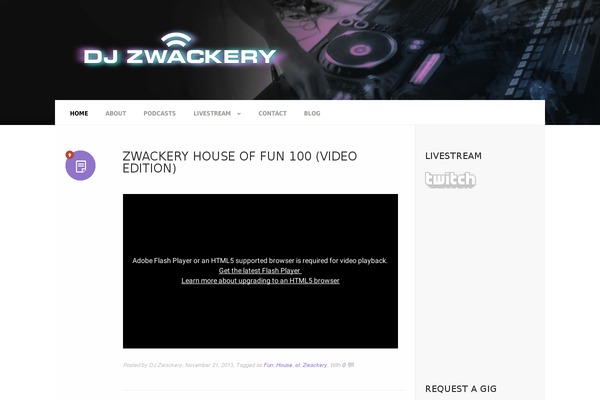 djzwackery.com site used Djz