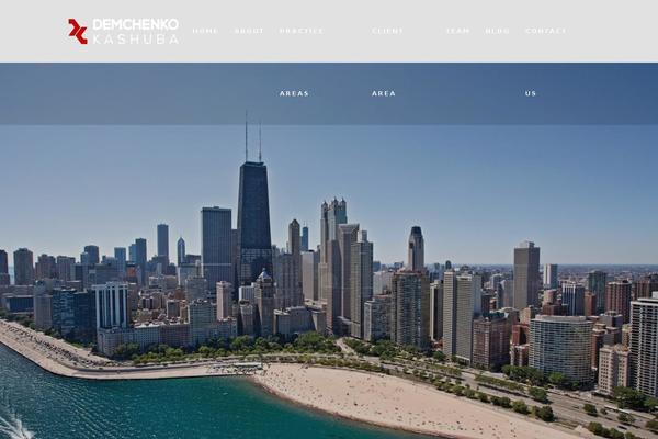 Bridge Child theme site design template sample