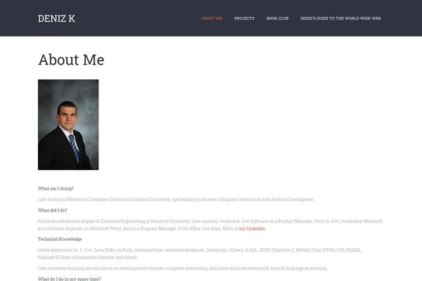 Chariot theme site design template sample