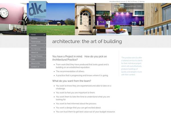 Modernize theme site design template sample
