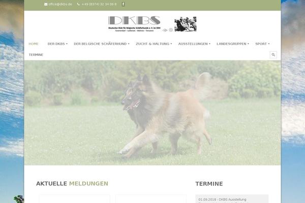 Devdmbootstrap3-child theme site design template sample