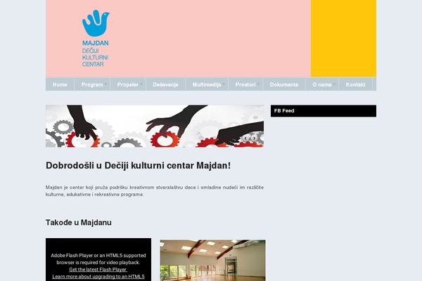Spectrum theme site design template sample