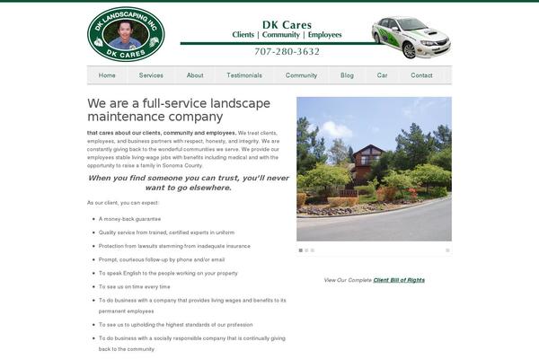 dklandscaping.com site used Studio960