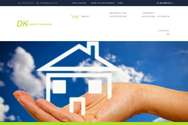 Structure theme site design template sample
