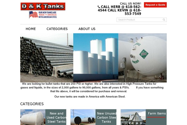 dktanks.com site used Theme-wsm