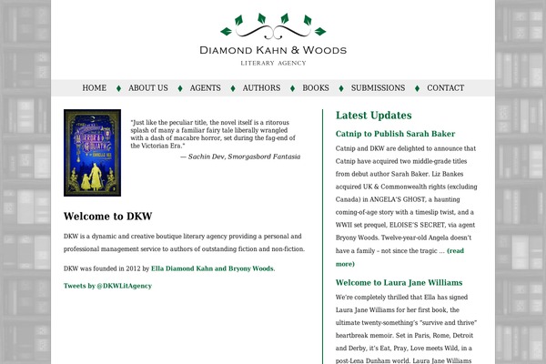Ivy theme site design template sample