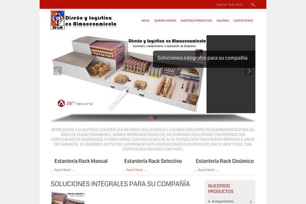 Small Business theme site design template sample