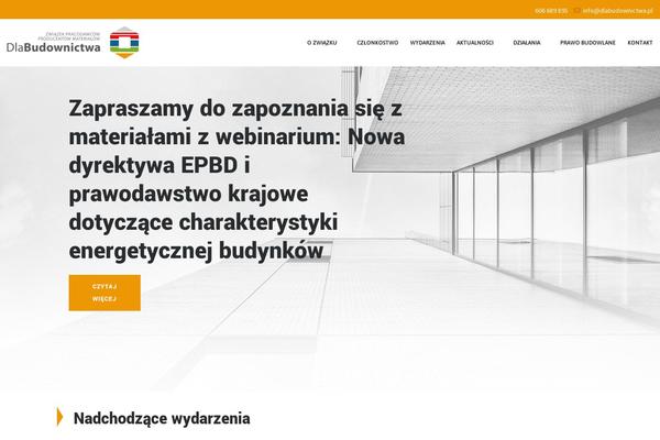 Blade theme site design template sample