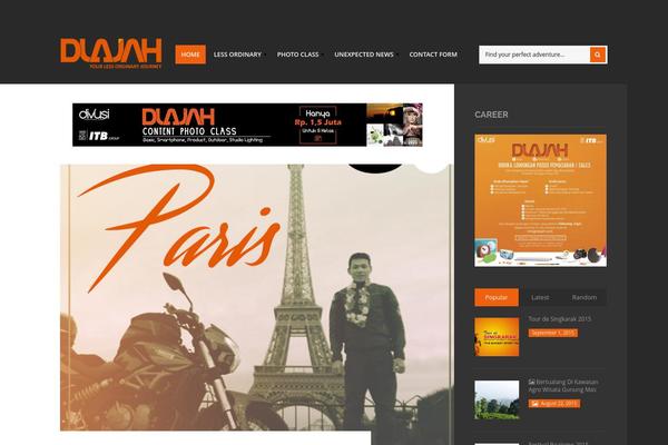 Outdoor theme site design template sample