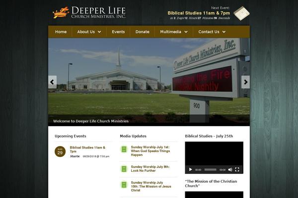 Born theme site design template sample