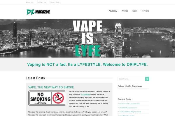 RestImpo theme site design template sample