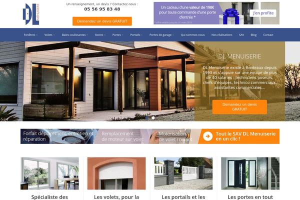 dlmenuiserie.fr site used Seven