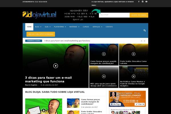 NewsMag theme site design template sample