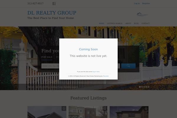 Chicago theme site design template sample