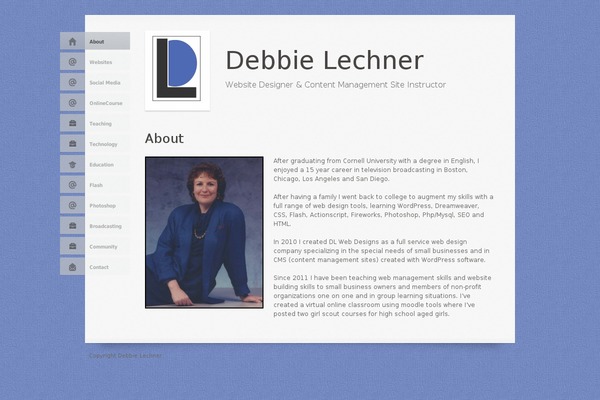 dlwebdesigns.com site used Vcard