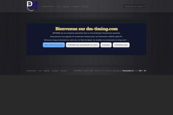 Event theme site design template sample
