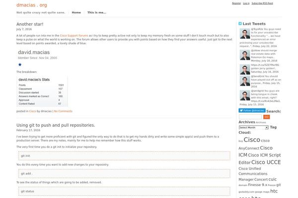 Openark-blog theme site design template sample