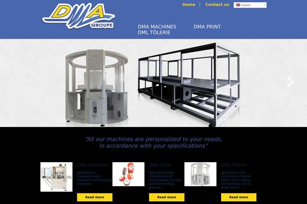 dmagroupe.com site used Dma