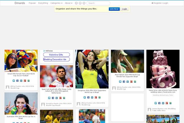 Pinclone theme site design template sample