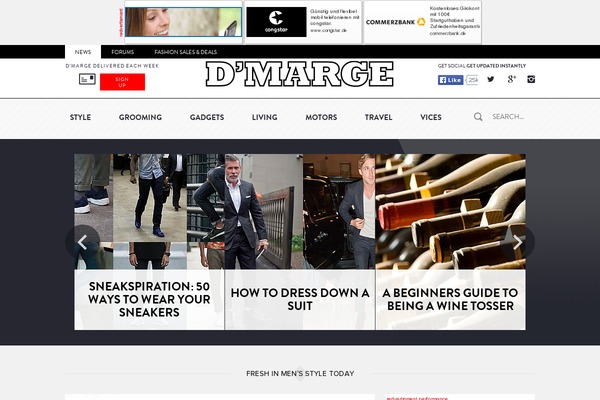 dmarge.com site used Dmarge-theme
