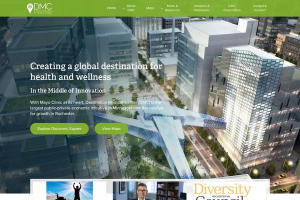 Dmc theme site design template sample