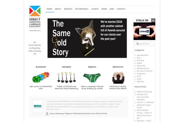 Quare theme site design template sample