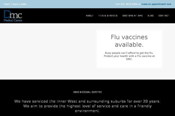 Dmc theme site design template sample