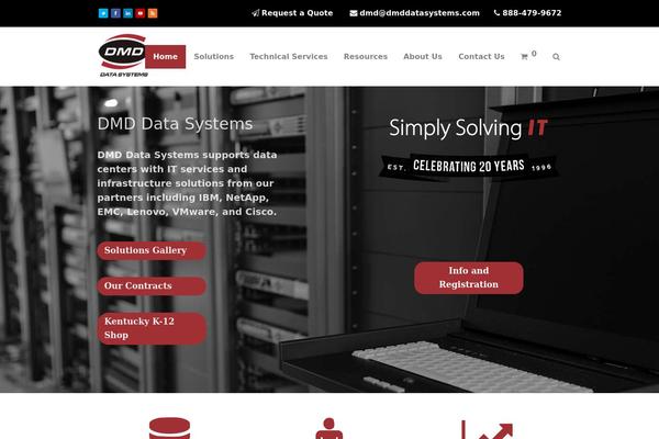 Total theme site design template sample