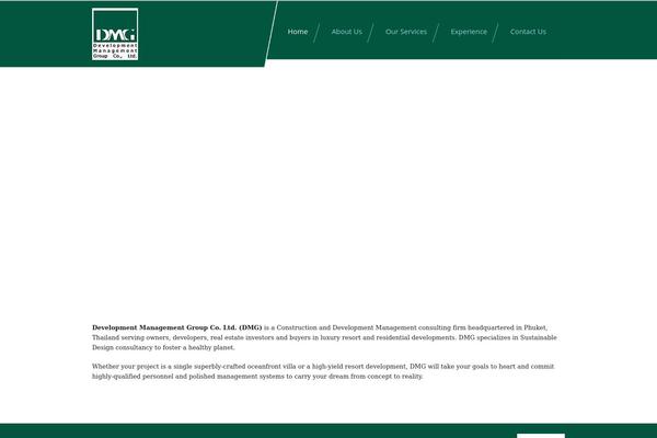 Dmg theme site design template sample