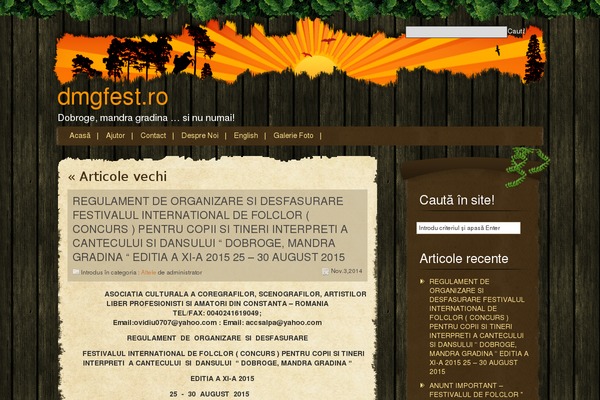 Tree House theme site design template sample