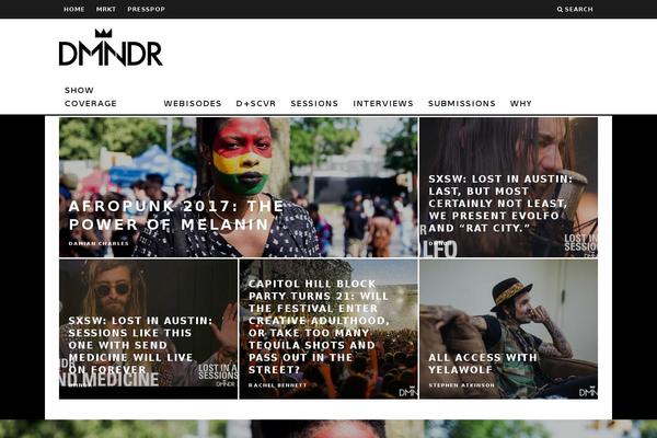 15Zine theme site design template sample
