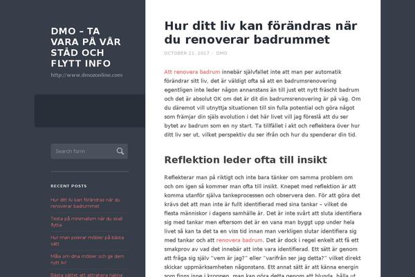 Wilson theme site design template sample