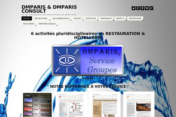 Parabola theme site design template sample