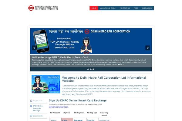 dmrcsmartcard.in site used Compania