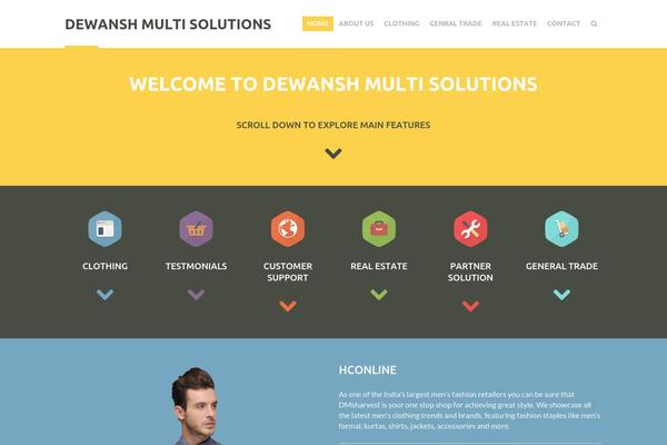 Boldial WP theme site design template sample