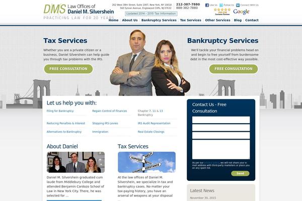 DMS theme site design template sample