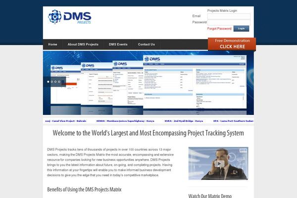 DMS theme site design template sample