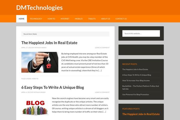 dmtechnologie.com site used Outreach-pro1