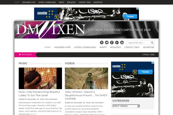 Backstreet theme site design template sample