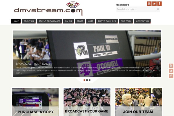 Parabola theme site design template sample