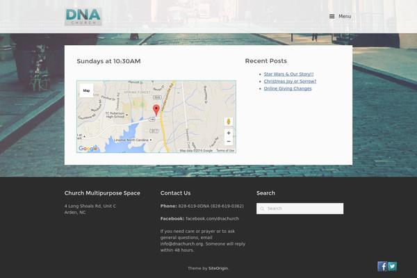 Influence theme site design template sample